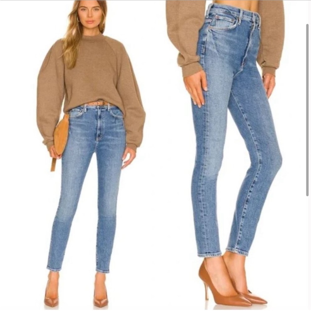 AGOLDE Pinch High Waist Skinny Jeans in Amped Size 26